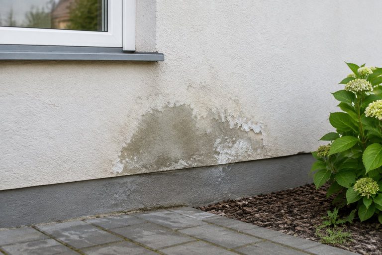 Feuchte Außenwand